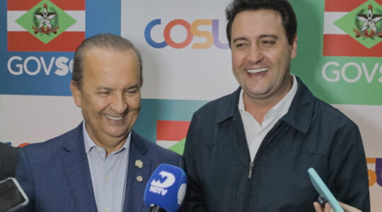 Florianópolis, 22 de novembro de 2024 – Acordo Paraná e Santa Catarina.