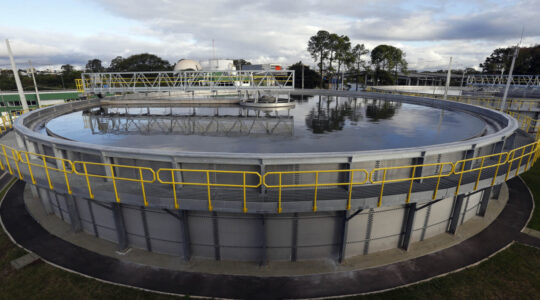 Estação de Tratamento de Esgoto Belém, em Curitiba. ETE é a maior da Sanepar no PR