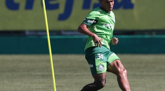 O zagueiro Naves, do Palmeiras: na mira do Athletico Paranaense