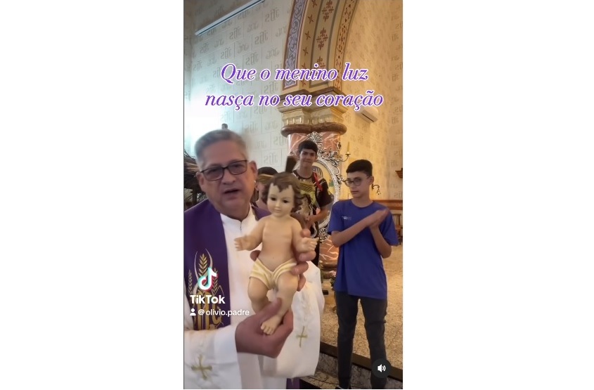Vídeo do padre Olívio Gerônimo Júnior