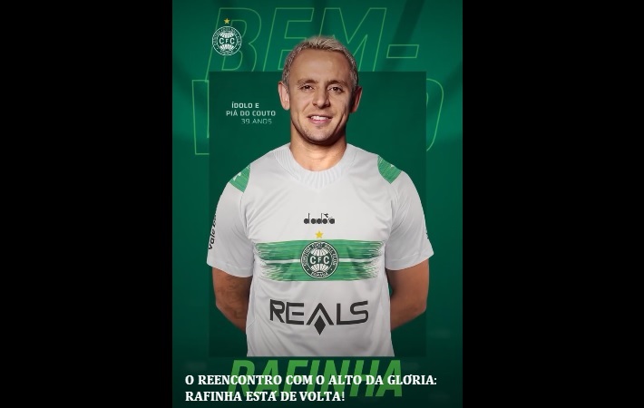 Rafinha confirmado pelo Coritiba