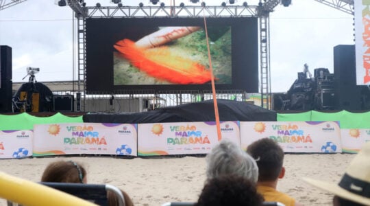 cinema nas praias