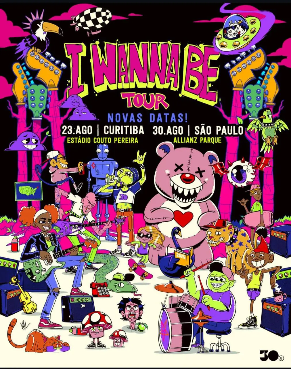 i wanna be tour