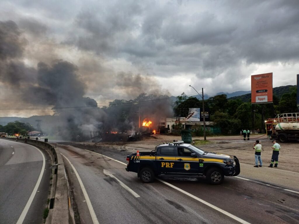 incendio caminhao