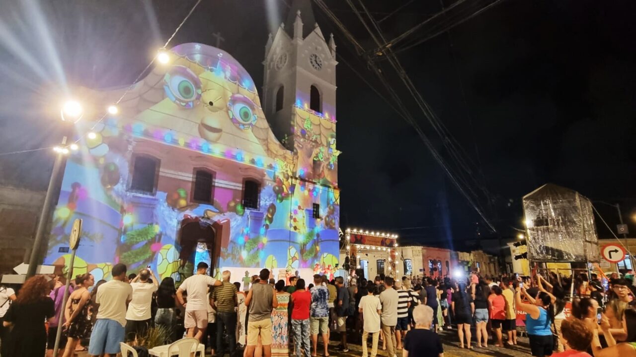projecao mapeada de natal