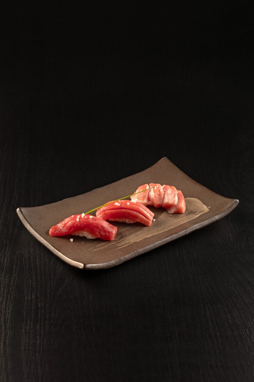sushi de bluefin_3 cortes akami, chūtoro e ōtoto_crédito foto Marcelo Krelling