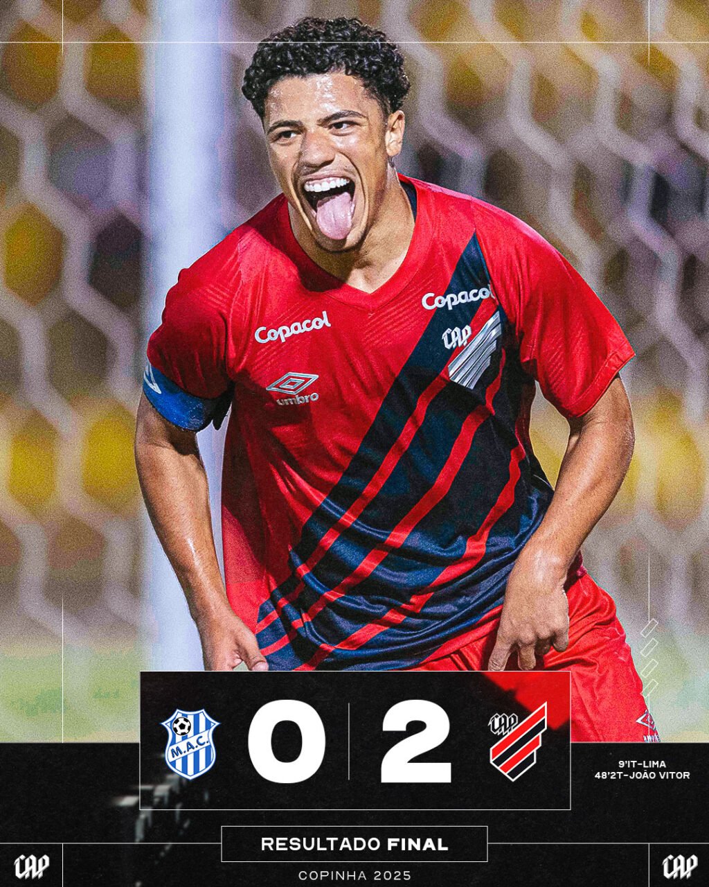 Athletico 2x0 Mazagão na Copinha