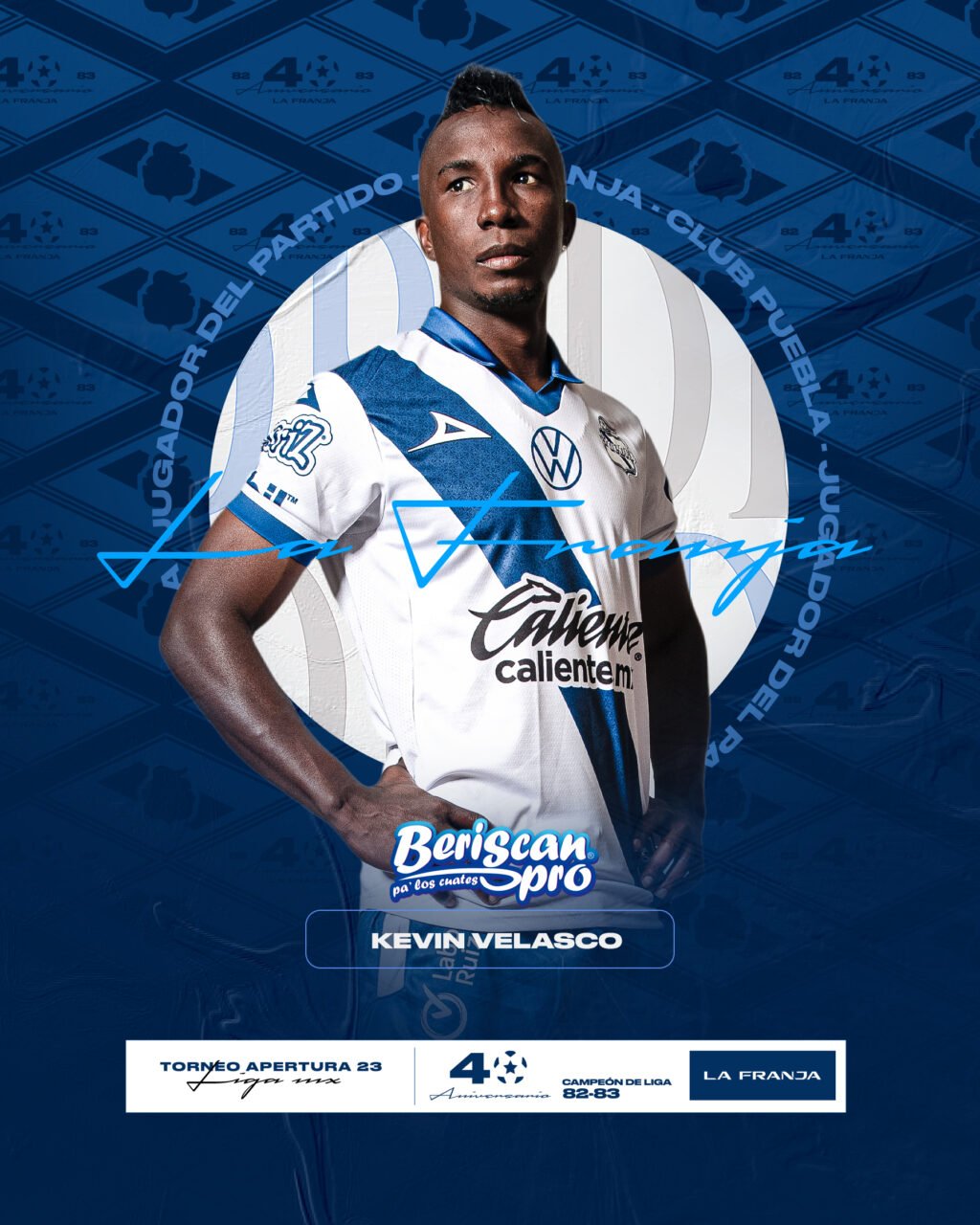 Kevin Velasco no Puebla: na mira do Athletico