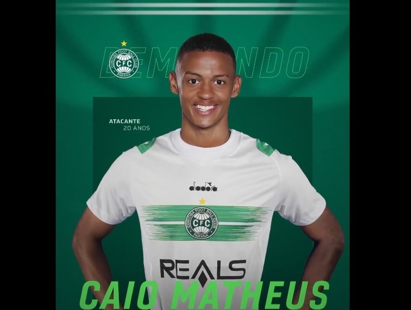 O ponta Caio Matheus: novo reforço do Coritiba