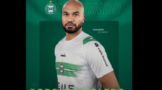 O zgueiro Rodrigo Moledo, reforço do Coritiba