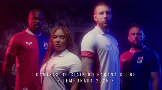 Novas camisas do Paraná Clube
