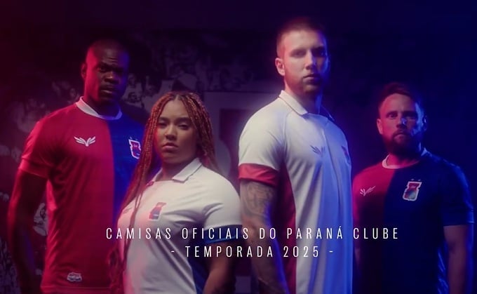 Novas camisas do Paraná Clube