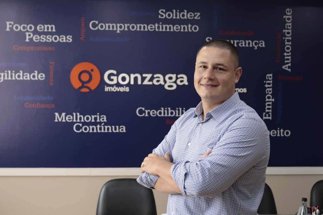 Guilherme Gonzaga, sócio-diretor da Gonzaga Imóveis: eleito uma das 100 personalidades mais influentes do mercado imobiliário brasileiro