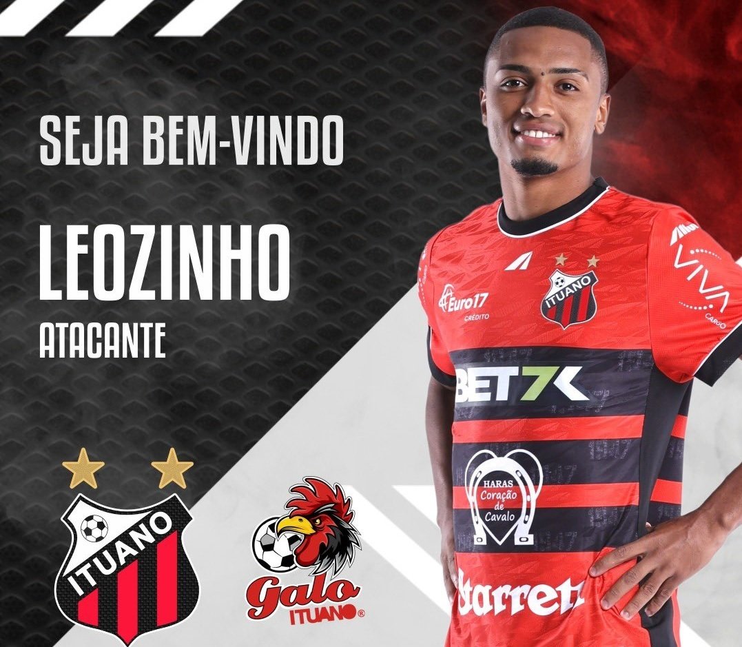 Leozinho é apresentado pelo Ituano: na mira do Athletico Paranaense