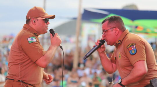 Policiais Militares se apresentam no Litoral