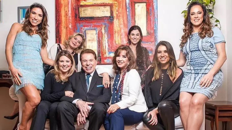 Silvio Santos e familia