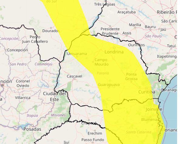 alerta amarelo