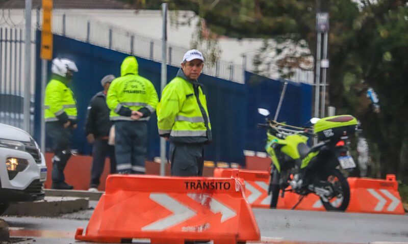 bloqueio de transito