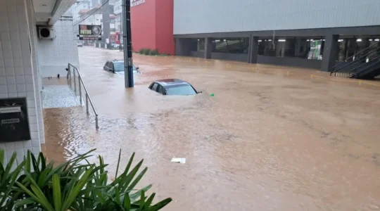 chuva santa catarina coredec itajai