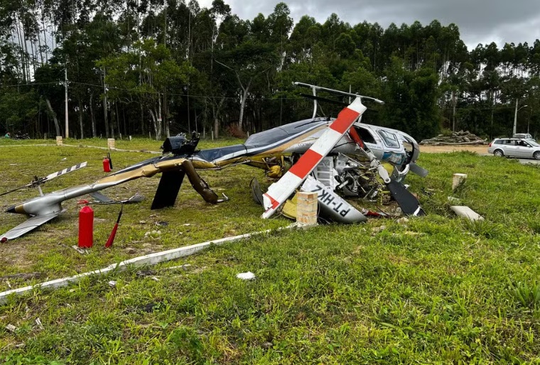 helicoptero cai sc