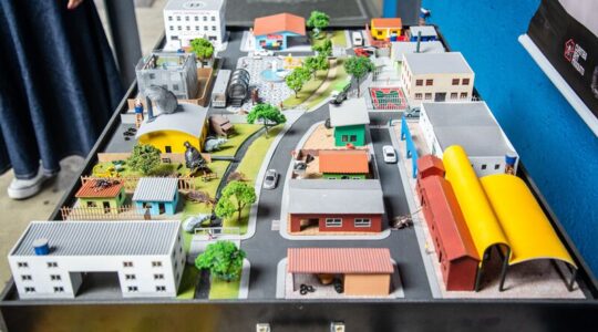 maquete cidade em miniatura