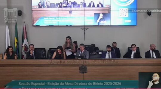 mesa diretora