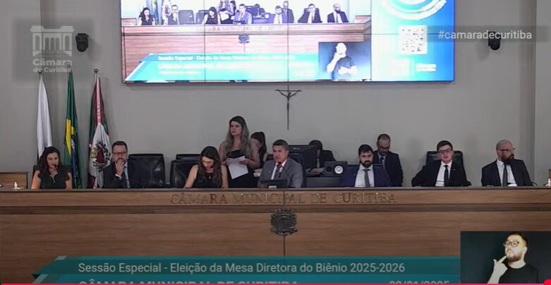 mesa diretora