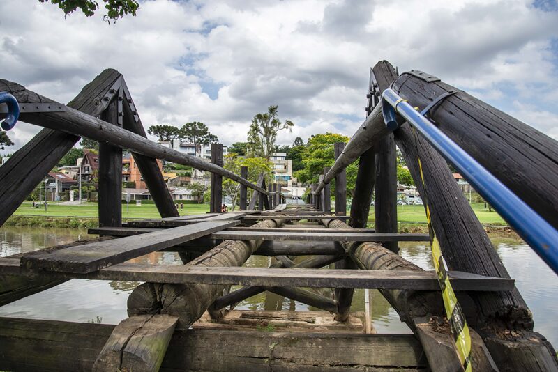 ponte do parque barigui