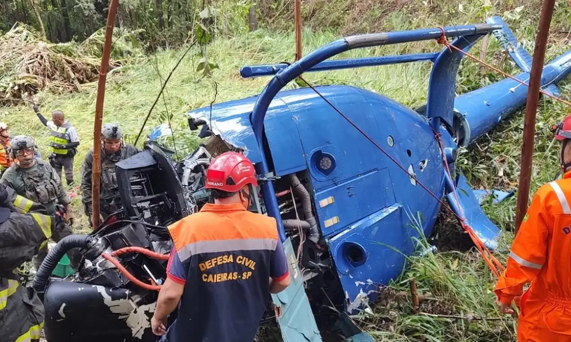 queda de helicoptero