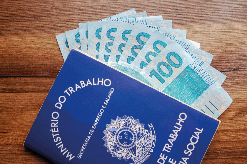 salário