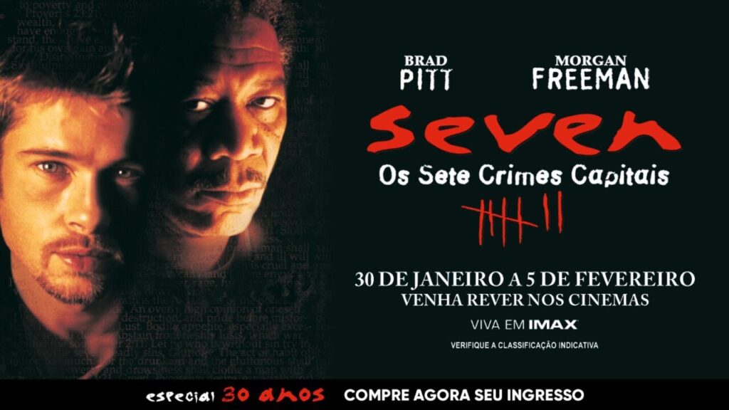 seven os sete crimes capitais brad pitt e morgan freeman