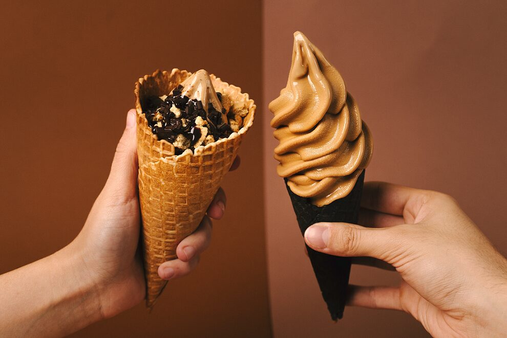 sorvete caramelo