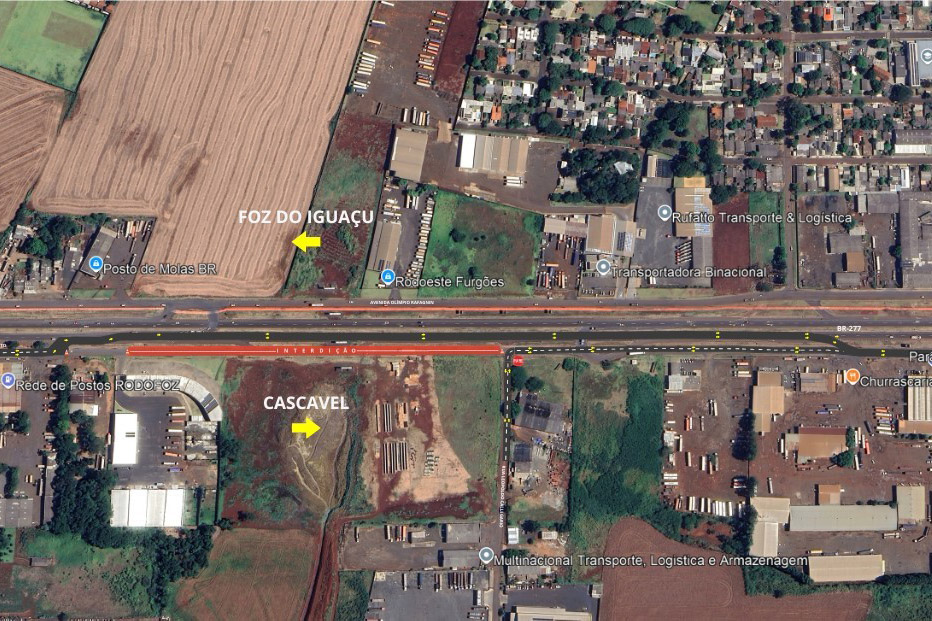 via marginal da br 277
