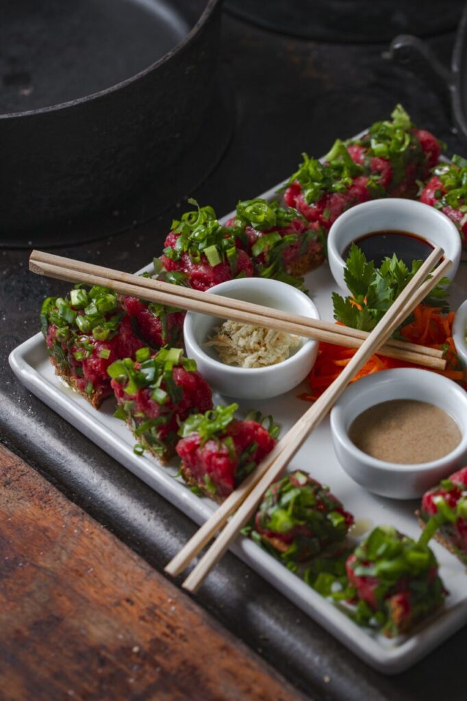 Carne de onça japonesa (foto Nakayana Teixeira)
