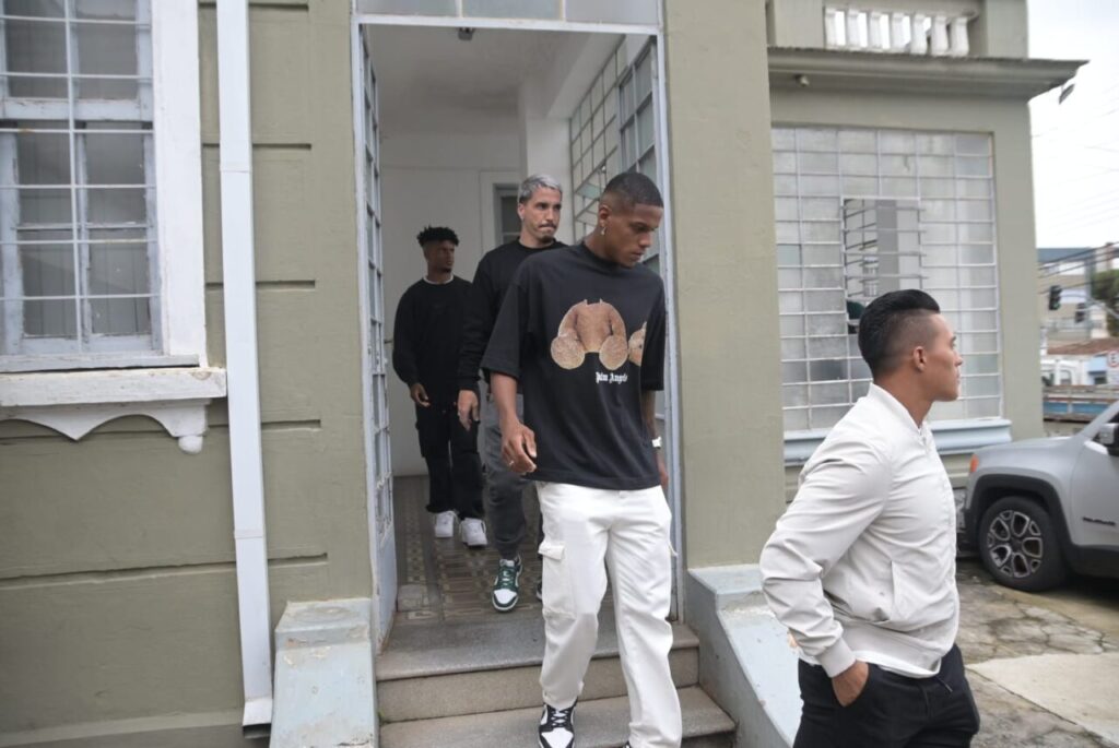 Jogadores do Coritiba na Demafe