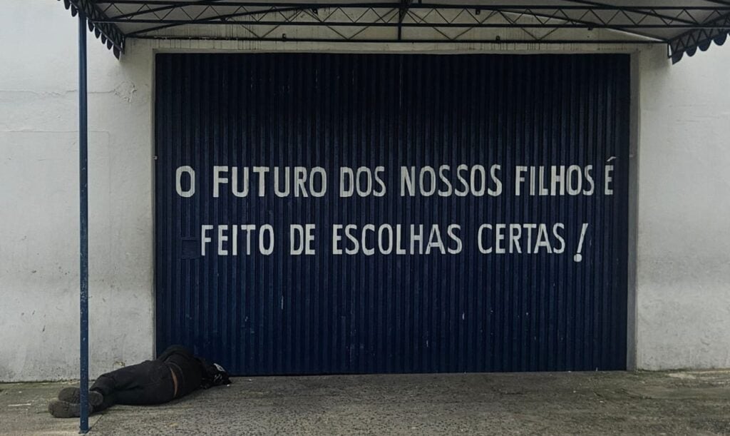 Morador de rua Franklin
