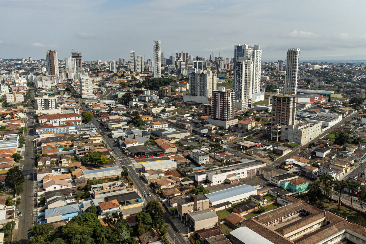 Drone centro de Ponta Grossa