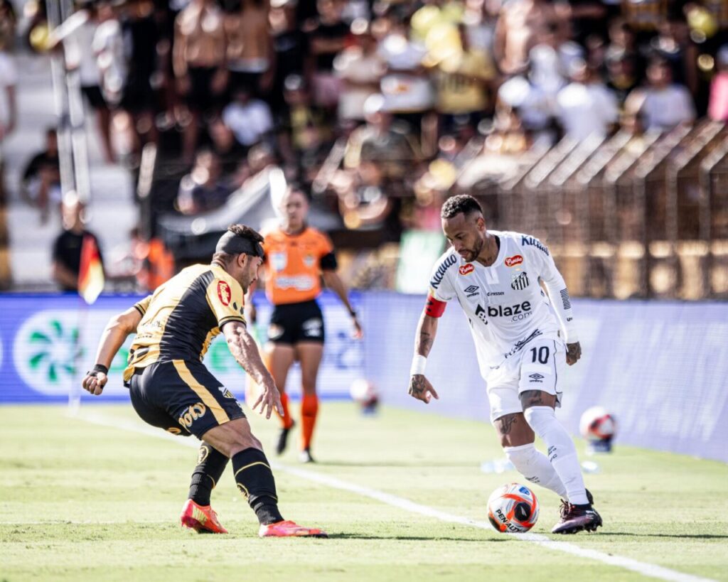 Neymar em Santos FC x Novorizontino