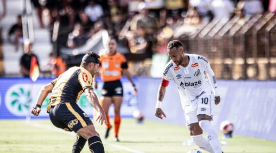 Neymar em Santos FC x Novorizontino