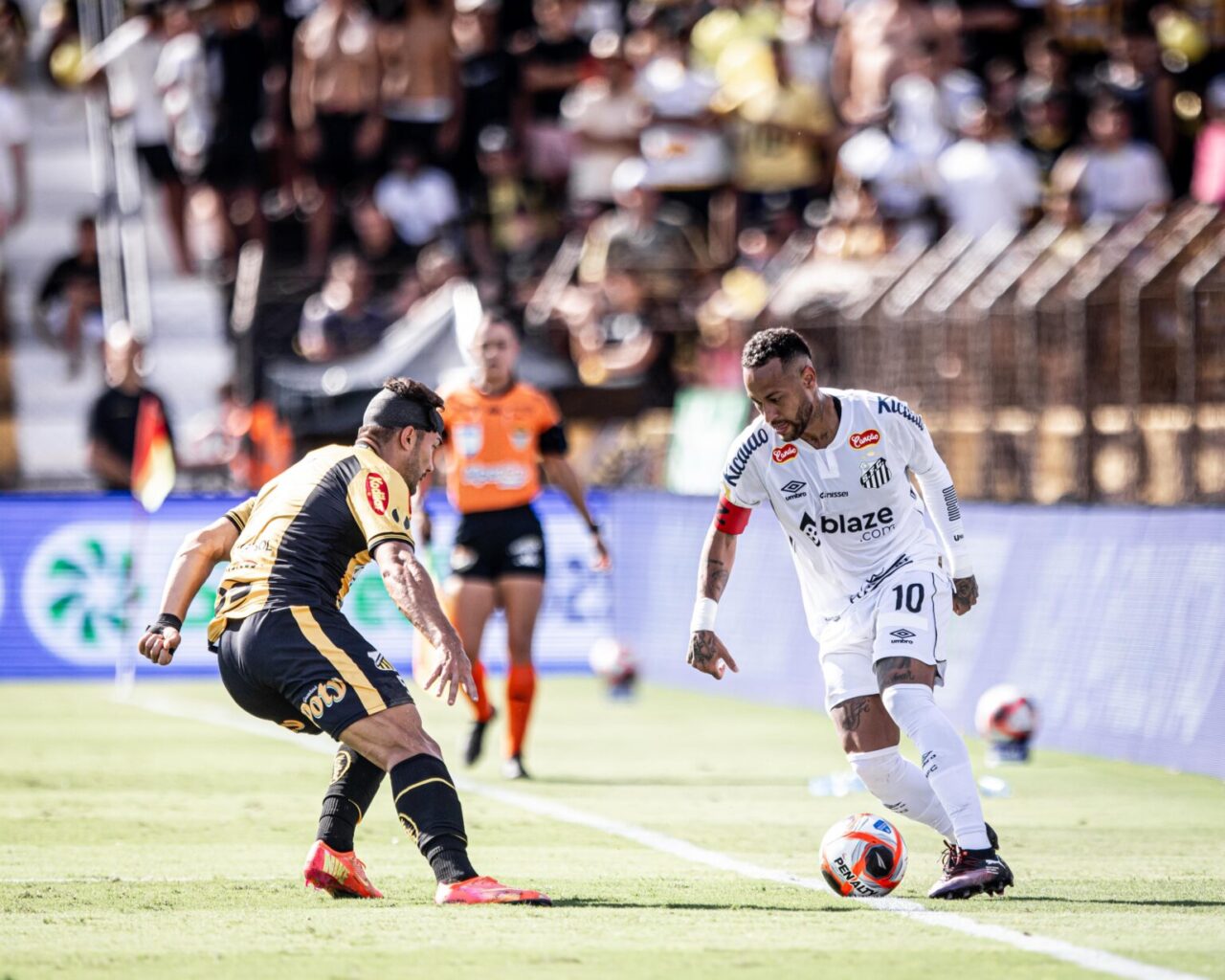 Neymar em Santos FC x Novorizontino