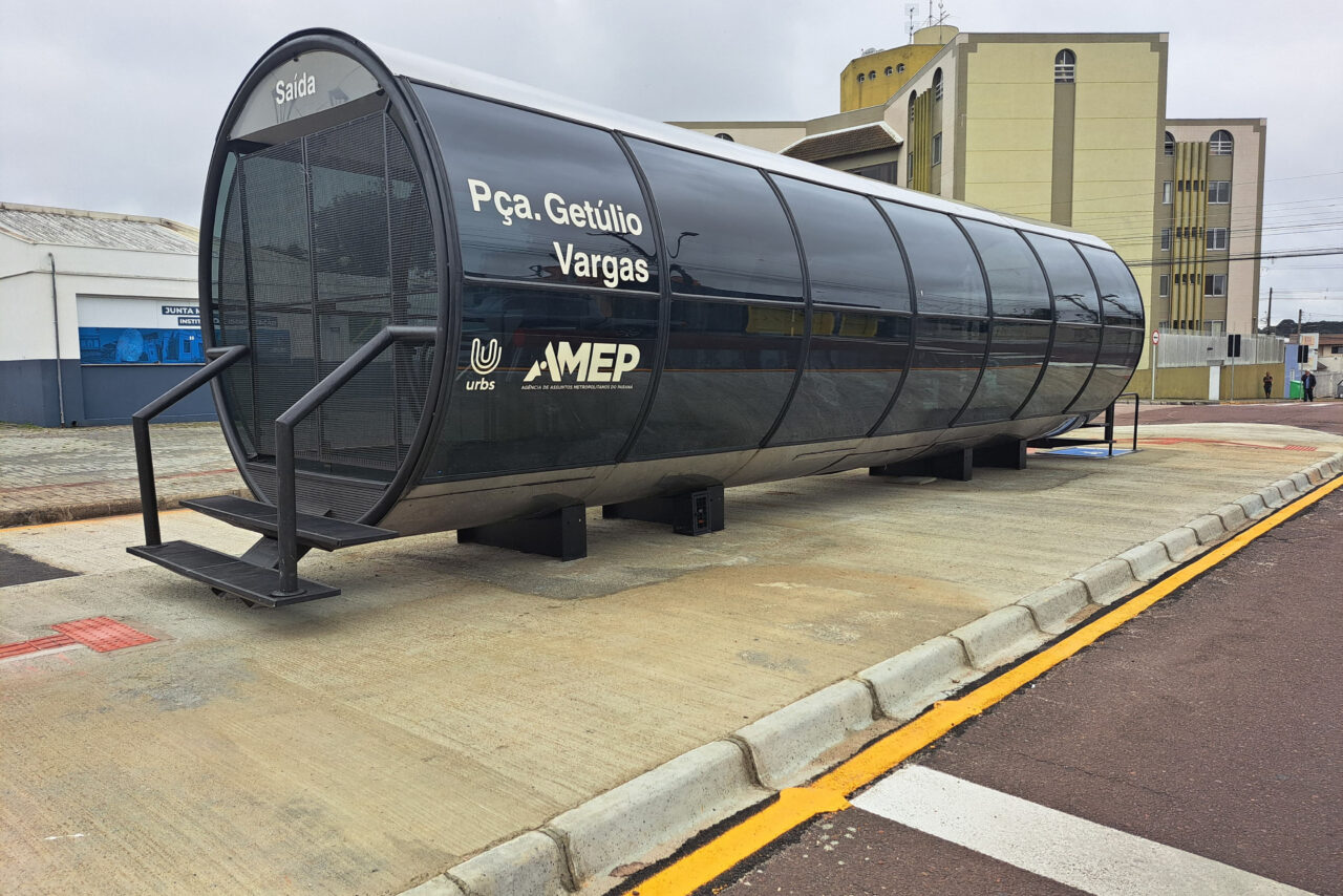 Nova Estação-Tubo na Praça Getúlio Vargas entra em operação neste sábado