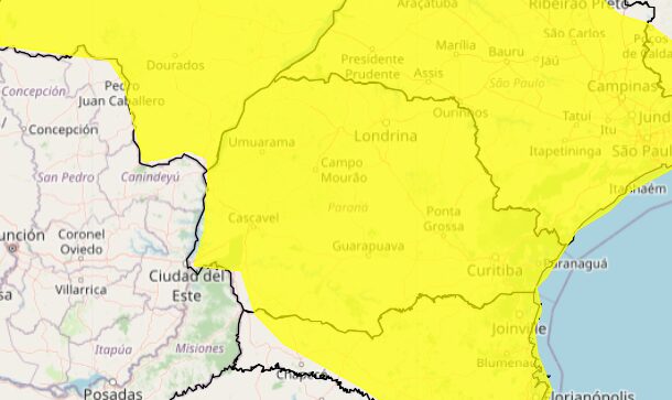 alerta amarelo 6 de fevereiro