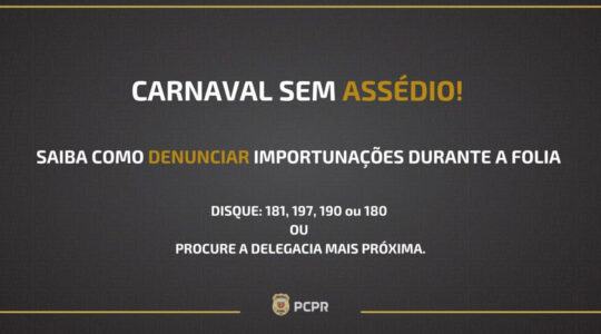 CARNAVAL SEM ASSÉDIO – 1