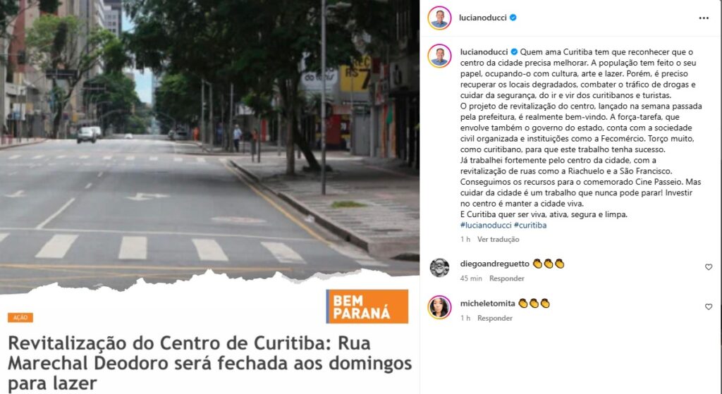 ducci revitalização do centro