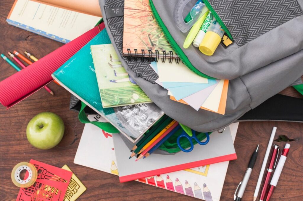 materiais escolares