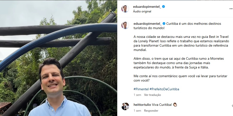 pimentel seguidores instagram foto