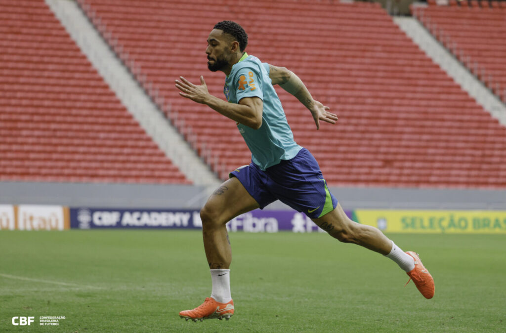 O atacante Matheus Cunha