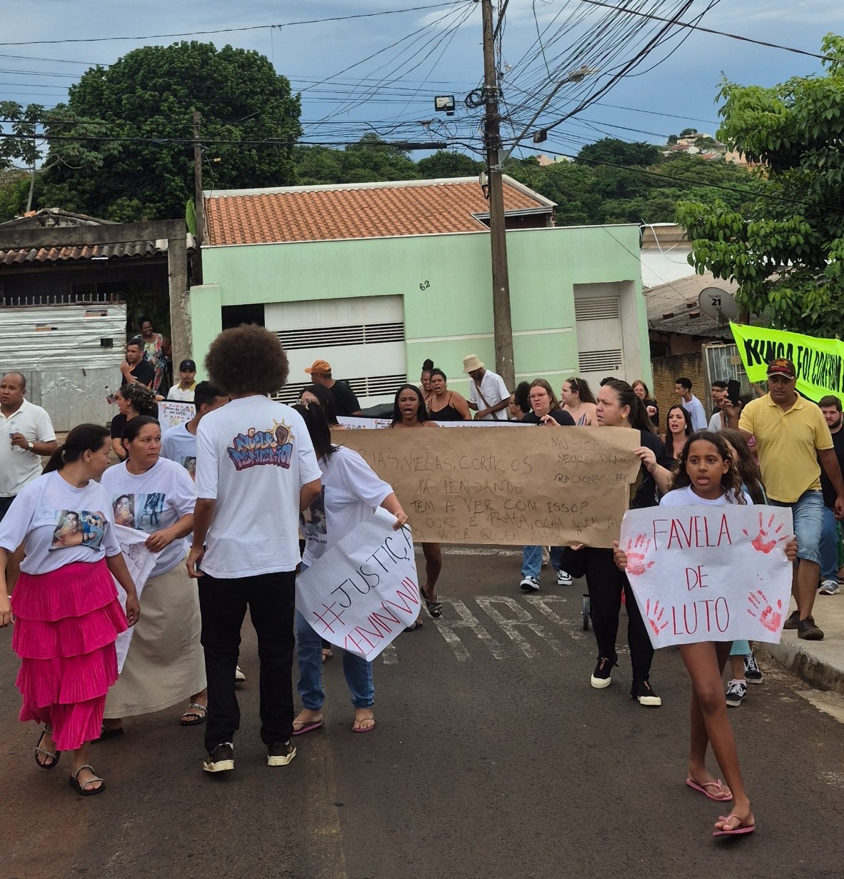Ato em Londrina por Justiça por Kelvin e Willian – Assessoria