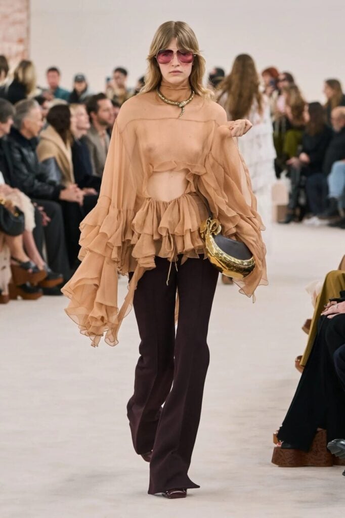 Chloé outono-inverno 2024 (Carlo Scarpato Gorunway.com)