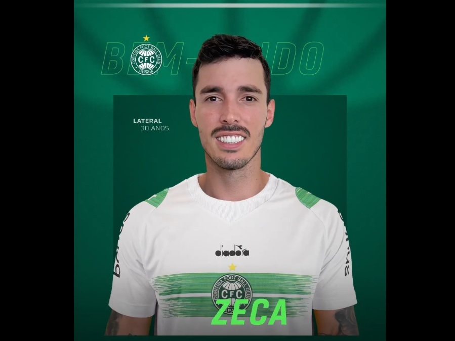 O lateral Zeca: contratado pelo Coritiba